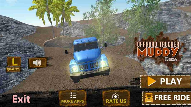 货运卡车越野驾驶0