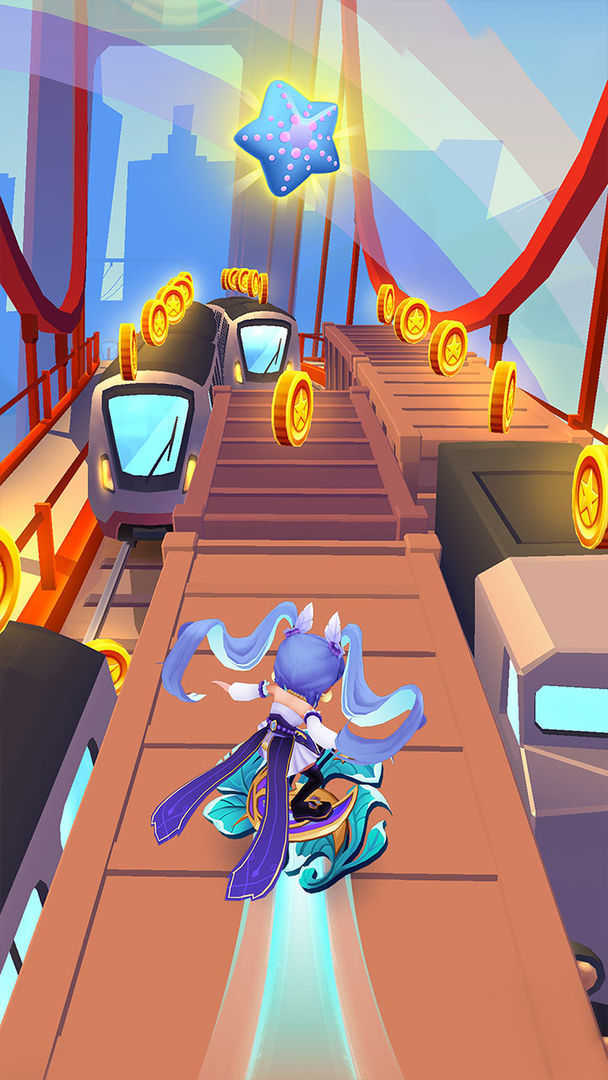 地铁跑酷体验服全皮肤全滑板3