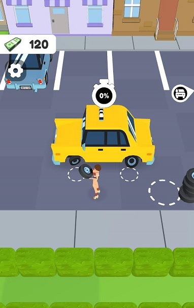 女孩汽车服务店0