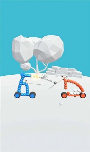 手绘战车画车对决1