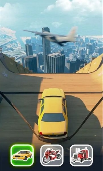 巨型坡道汽车跳跃3