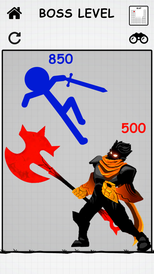 简笔图无尽的战斗1