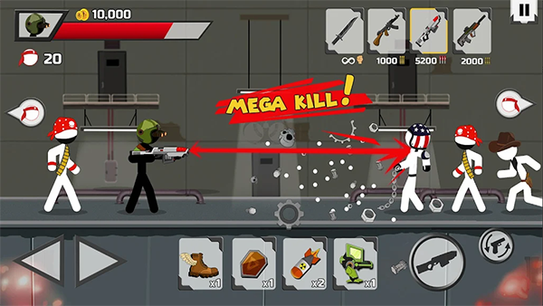 火柴人特立独行坏男孩杀手