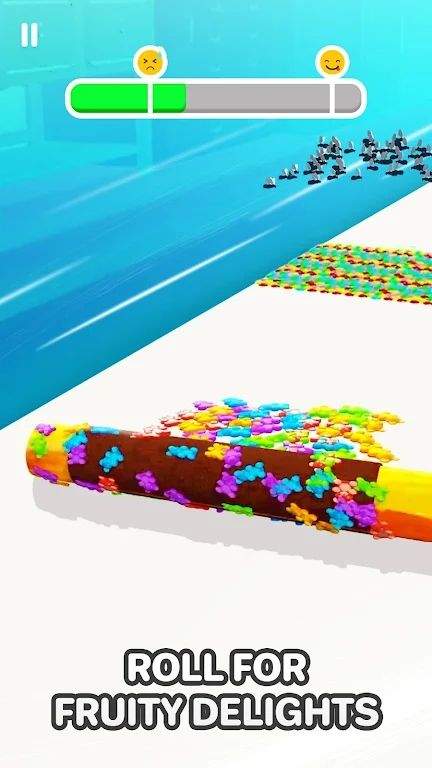 滚动蛋糕跑酷游戏