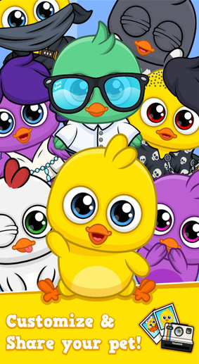 我的虚拟宠物小鸡游戏0