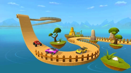 怪兽卡车山地车特技游戏1