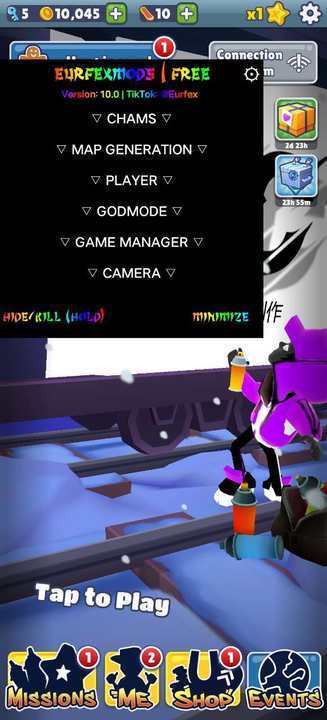 地铁跑酷墨水HC变速版3