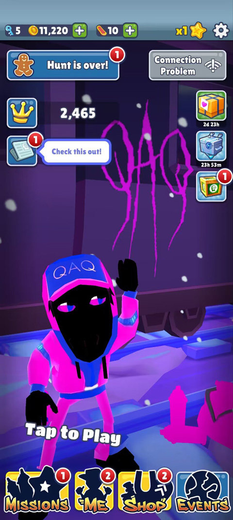 地铁跑酷QAQ2.0定制版