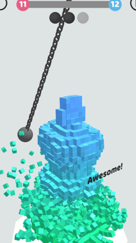 压力释放粉碎小球1