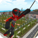 火柴人绳索英雄 无限金币版手游