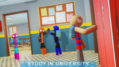 虚拟火柴人家庭冒险1