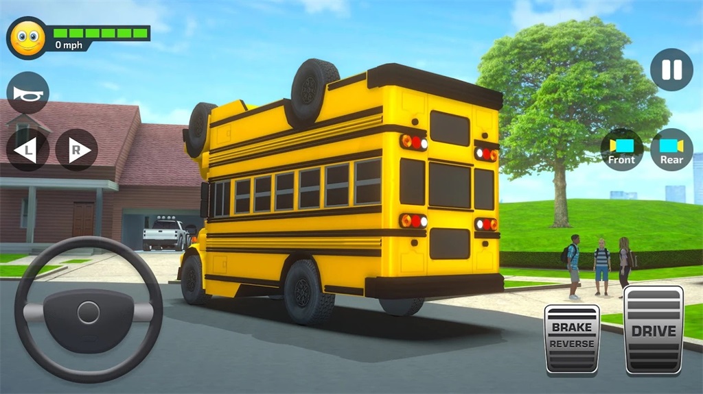 校车巴士接送模拟器0