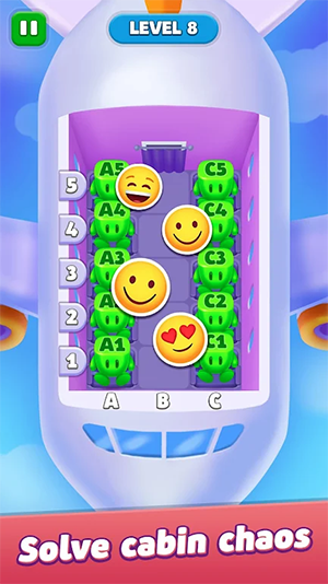 飞机冲刺整理座位2