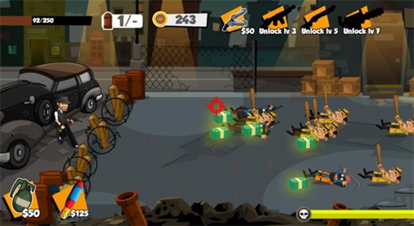 黑帮城市战争防御1