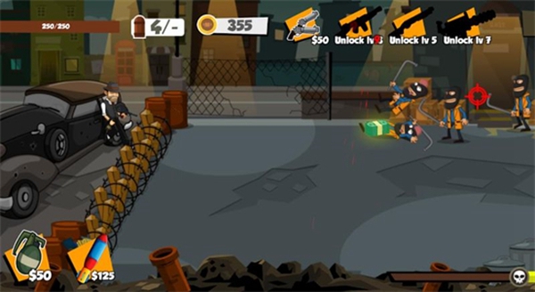 黑帮城市战争防御2