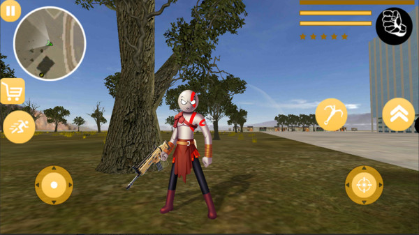 战神火柴人绳索战争英雄1