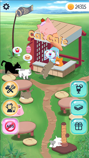 猫咖啡师食品卡车和饮料3