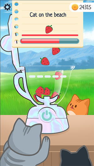 猫咖啡师食品卡车和饮料