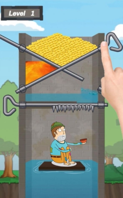 拉针解谜水火不容手游1