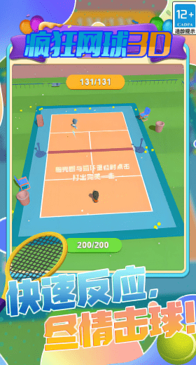 疯狂网球3D0