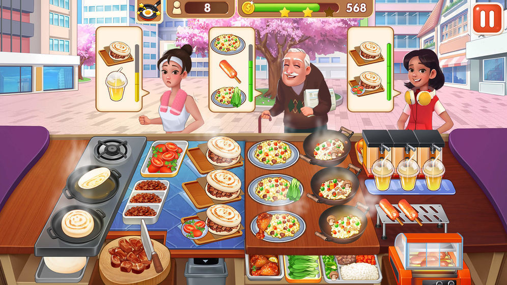 楼下的早餐店无限金币钻石版4