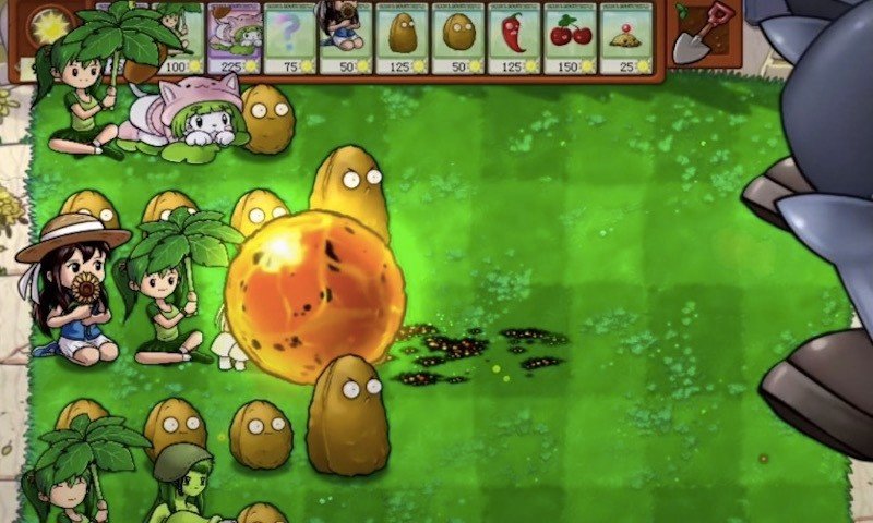 植物大战怪兽娘化版2