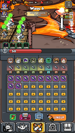 猫弓箭手空闲防御0