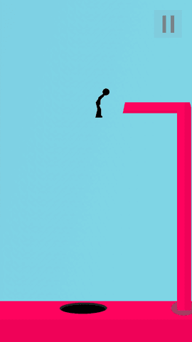 火柴人翻转进洞