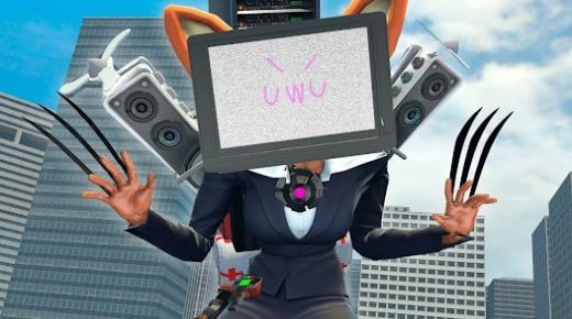 电视女城市毁灭0