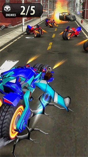 会飞的警车机器人2