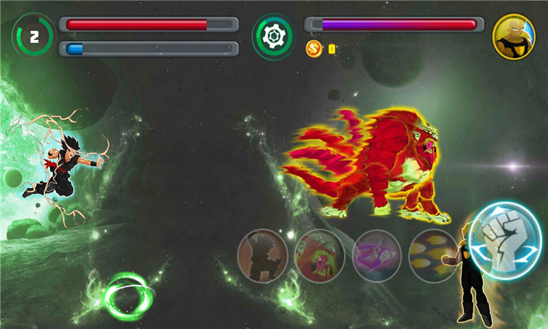 悟空赛亚人的战斗无限金币版1