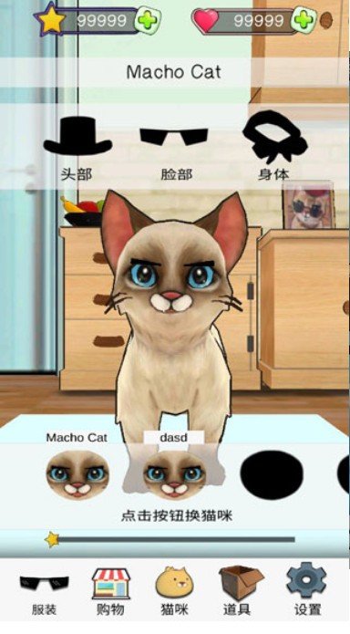 狂刷猫咪无限爱心星星版3