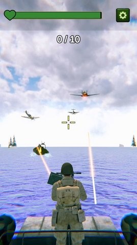 船防御射击军舰0