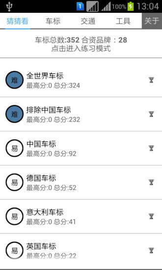 汽车车标猜猜看1