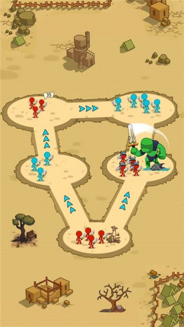 火柴人战斗刚比点保卫战1