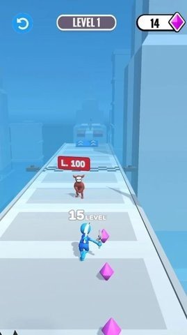 命中敌人跑酷1
