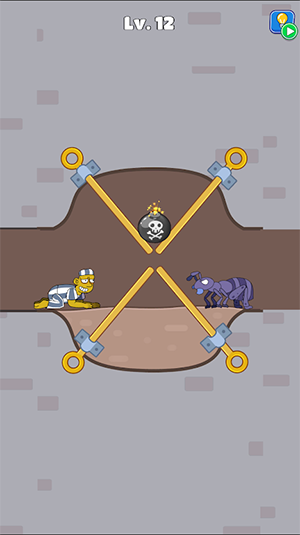 监狱逃脱图钉谜题1