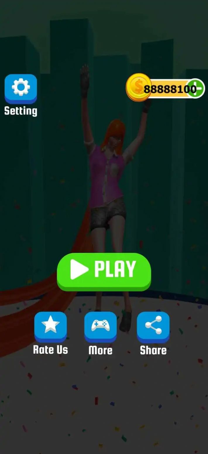 头发挑战跑步者4