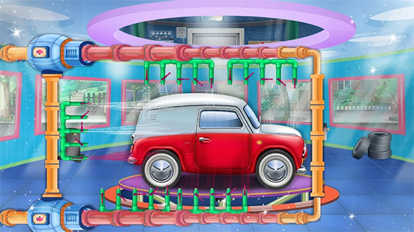 疯狂的机械车库洗车店2