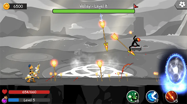 火柴人战斗弓箭手生存1