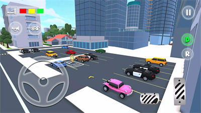 专业的卡通停车场0