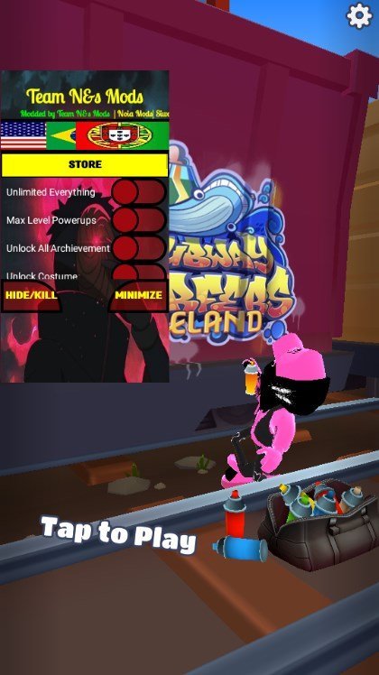 地铁跑酷明殇冰岛公益版本2