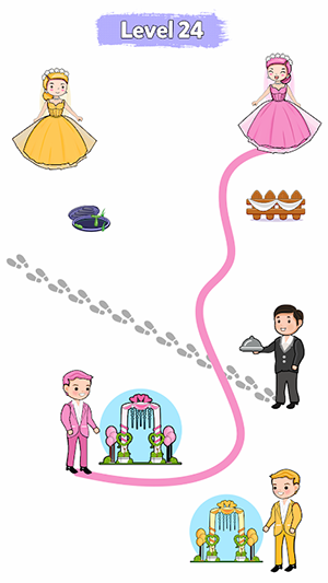 新娘冲刺画线拯救2