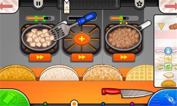 老爹卷饼店无限金币版HD0