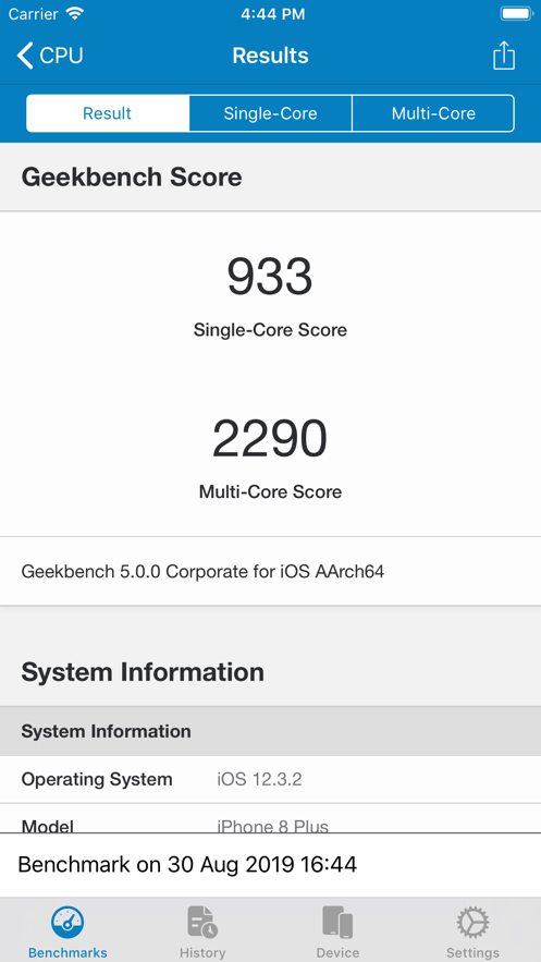 Geekbench 50