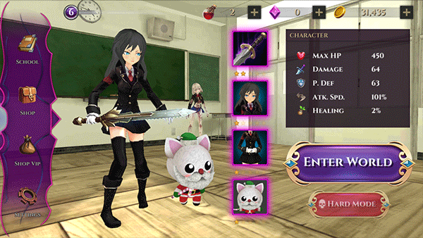 动漫高中僵尸模拟器中文版0