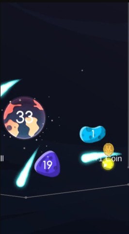 重力球击破小行星2