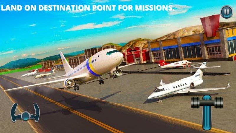 欧洲城市飞机免费飞行模拟器0