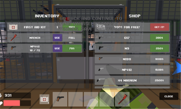 像素战斗僵尸突袭无限金币0