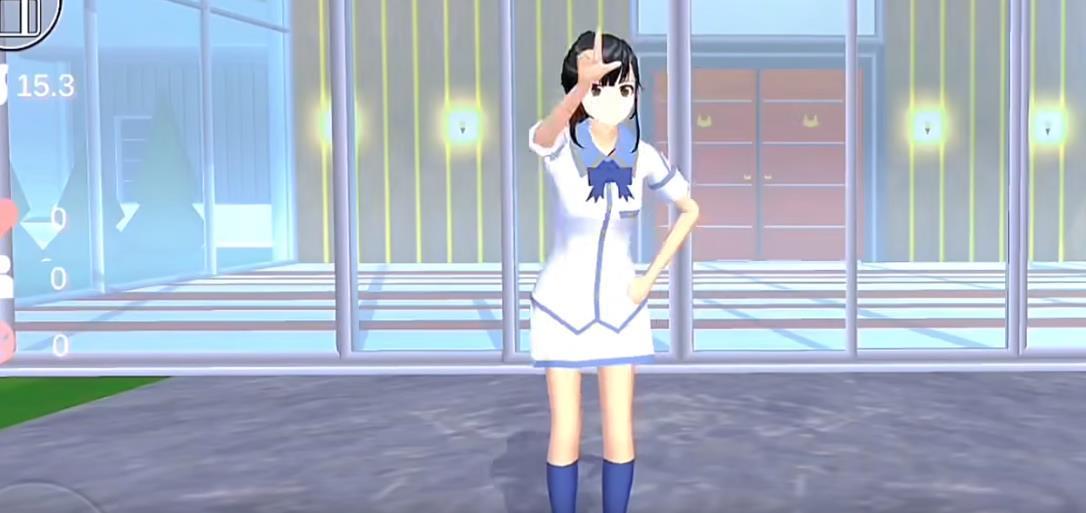 樱花校园模拟新动作敞篷车版2